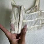 Free People Intimately FP Layer in Lace Bustier Underwire Bra Ivory Size S Photo 6