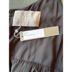 Lela Rose Black Ruched Bodice Midi Dress, Size 12 (NWT) Photo 3