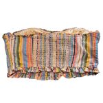 Pilcro Women’s Size M Rainbow Smocked Top Festival Going Out Strapless Photo 6