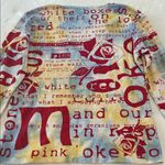 Glima Y2K Colorful Text Collage Floral Print Graphic V Photo 10