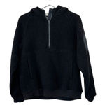 Outdoor Voices  MegaFleece Half-Zip Hoodie Black Size Medium Photo 0