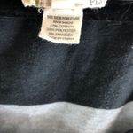 Derek Heart  Plus T Shirt Dress Scoop Neck Short Sleeve Striped Gray Black 2X Photo 3