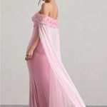 CLUB LONDON OFF THE SHOULDER DRESS Pink Size 8 Photo 1