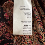 Free People Like New  Stevie Tunic Top / Minidress Black Combo Pattern Small $128 Photo 8