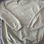 Oversized Graphic Crewneck Sweatshirt Green Size L Photo 0