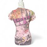 Next Level Apparel Burnout Tee Y2K Rock Star GF Indie Grunge Size Large Graphic Photo 3