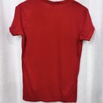 Basketball Mom Women's Shirt Medium Red Bling Rhinestone Cap Sleeve‎ Sports READ Photo 3