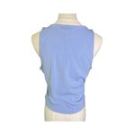 Urban Social Blue Ribbed Henley Tank Top NWT | Size Large Nordstrom Casual Basic Photo 1