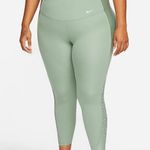 Nike The One Luxe Icon Clash Printed Mid Rise Leggings 7/8 Length Tights NEW Photo 0