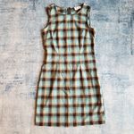 California Concepts Blue Tan Brown Plaid Sleeveless Midi Dress Juniors 5 Blue Size undefined Photo 4