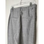 NWT OGL Stretch Wool Mid Rise Flared Trousers Light Gray Size Small Photo 3