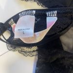 Victoria's Secret Very Sexy Black Lingerie Slip Babydoll Sheer Lace Large Photo 8