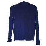 Ralph Lauren Women's Preppy Full Zip Sweater Jacket Small Navy Blue Academia Photo 2