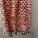 Abercrombie & Fitch Pink Crochet Lace Eyelet Dress Size XS Photo 4