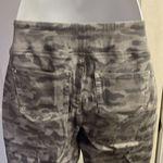 Belle by Kim Gravel Camo Triple Luxe Cropped Pull On Capri Jeans Photo 9