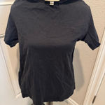 Burberry  uniform Women's Black T-Shirt logo tee very black size small no flaws Photo 0