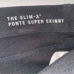 Spanx  Size 27 The Slim-X Ponte Super Skinny Black Pants Office Career Minimalist Photo 7