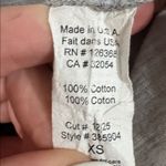 Left Of Center Long‎ Sleeve Belted Oversized Shirt Dress Size XSmall Gray Photo 3