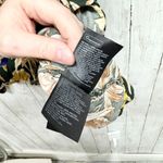 H&M  Shirt Women Size 12 Button Down Green Floral Hunter Green Polyester casual Photo 2