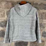 Köppen Pullover Hoodie Sweater Women's Large Gray Knit Button Front Pocket Photo 4