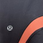 Lululemon  Run Inspire Crop II Leggings in Heathered Gray/Orange RARE Size 6 Photo 11