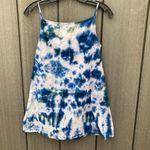 Surface Tie Dyed Mini Dress‎ Top Blue Photo 5