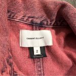 Current/Elliott  The Jumpsuit Long Sleeve Denim Dress in Acid Pink‎ Size 2 Photo 6