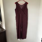 Title Nine  Round Trip Jumpsuit Laurel Womens Colorful Red Black Size Medium NWT Photo 5