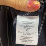 Equipment  femme blue and white button down blouse size medium Photo 3