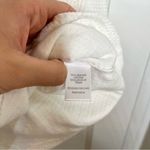 Garnet Hill  Long Sleeve White V Neck Sweater Size XS Photo 4