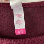 No Boundaries  Maroon Knit Sweater Dress Photo 3