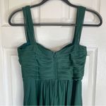 Birdy Grey Empire Waist Bridesmaid Gown Chiffon Size Small Emerald Green Photo 5