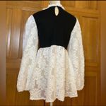 Lavishly Paris NWT, Laced Sleeve Two in One Piece Blouse. Size Medium Photo 7