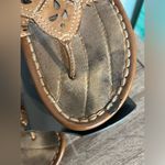 Earth Origins Tan Leather “Rita” Style Flip Flop Thong Sandals Slides Women 8M Photo 10