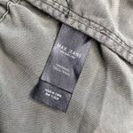 Max jeans  Womens Small Vest Top Sleeveless Olive Green Woven‎ Open Cinch Waist Photo 6