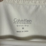 Calvin Klein ‎ sz M white athletic tank top Photo 6