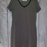 Tommy Hilfiger  black and white striped short sleeve dress Photo 0