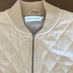 Sincerely Jules  Quilted Cream Bomber Jacket size small Photo 1