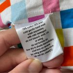 Gorman Bucket Hat cotton linen printed reversible unisex one size colorful check Orange Photo 5