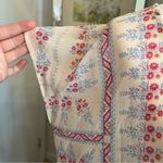 American Rag Vintage  Cie Boho Floral Handkerchief Hem Tunic Top White Pink Sz 0X Photo 6
