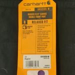 Carhartt  relaxed fit black rugged flex canvas double front pants size 14 Photo 8