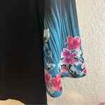 Chico's Floral Print 3/4 Sleeve Tee 570341542 Size Medium Drape Sleeves Photo 5