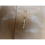 Elaine Turner  Shoulder Bag M Tan Leather Adjustable Magnetic Closure Retro Glam Photo 4