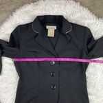 Vintage HIPNOTIX Black Blazer Pint Trim Bow Size 3/4 Photo 4