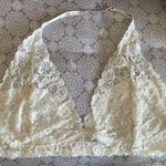 Halter Top Bralette White Size XL Photo 0