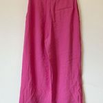ZARA NEW  Barbie Pink Wide Leg Trousers M Photo 4