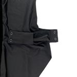 L'Agence Long Sleeve Faux Wrap Neckline Velvet Bodysuit Black Size S Photo 3