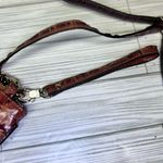 Stauer Brown Faux Crocodile‎ Embossed Shoulder Bag Photo 6