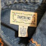 Tantrums Shirt Womens Medium Blue Denim Multicolored Rick Photo 6