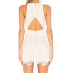 superdown  Dress Womens Medium Patty High‎ Neck Crochet Lace Mini Photo 3
